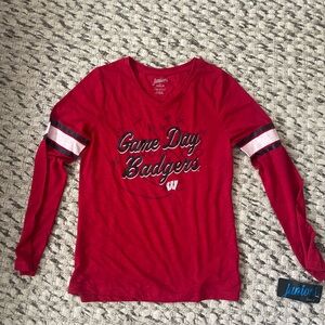 NWT Game Day Badgers Long Sleeve Shirt